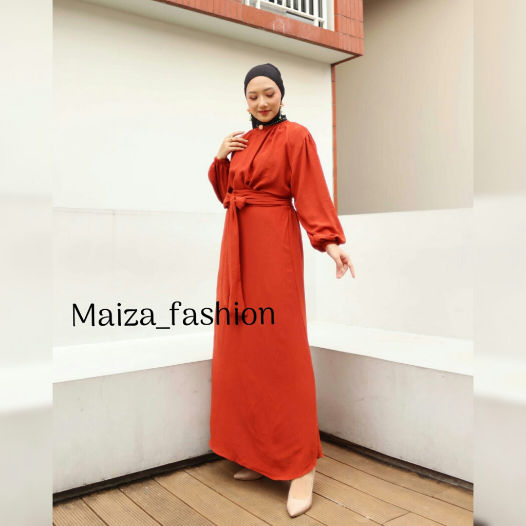 ARUM GAMIS // GAMIS WANITA BUSUI FRIENDLY // DRESS WANITA BAHAN CRINKLE AIRFLOW