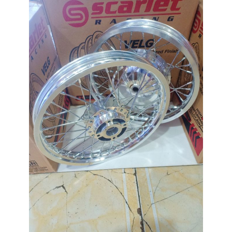 Velg Jari Jari Ring 14 140 X 160 Satu Set Merk Scarlet Motor Mio Sporty mio Lama mio Soul Mio Smile