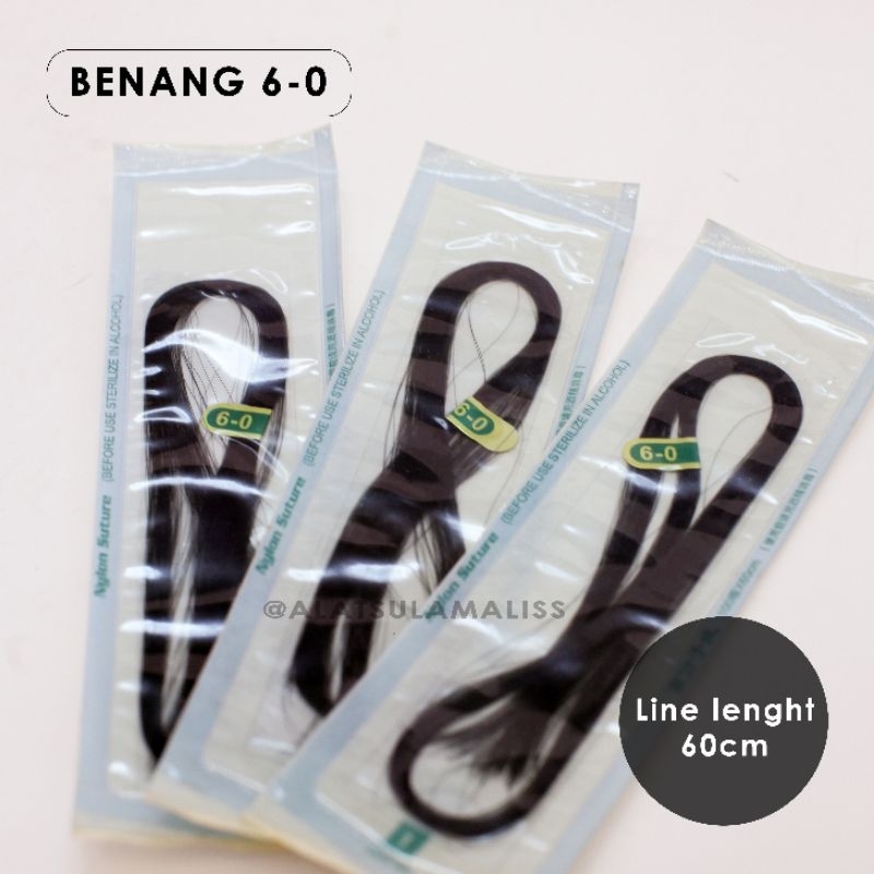 Benang Sulam Lipatan Mata 6-0