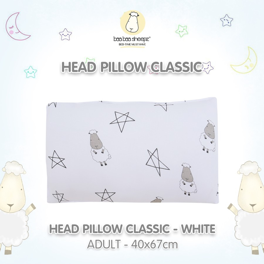 BAABAA SHEEPZ HEAD PILLOW BIG STAR SHEEPZ Baby Kids Adult