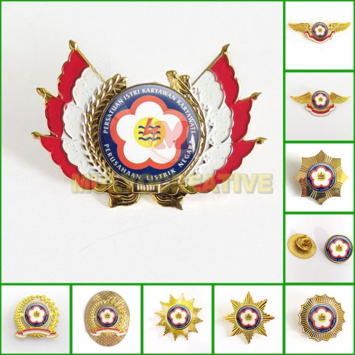 Pin PIKK PLN Pin Bros dan Wing Logo PIKK PLN