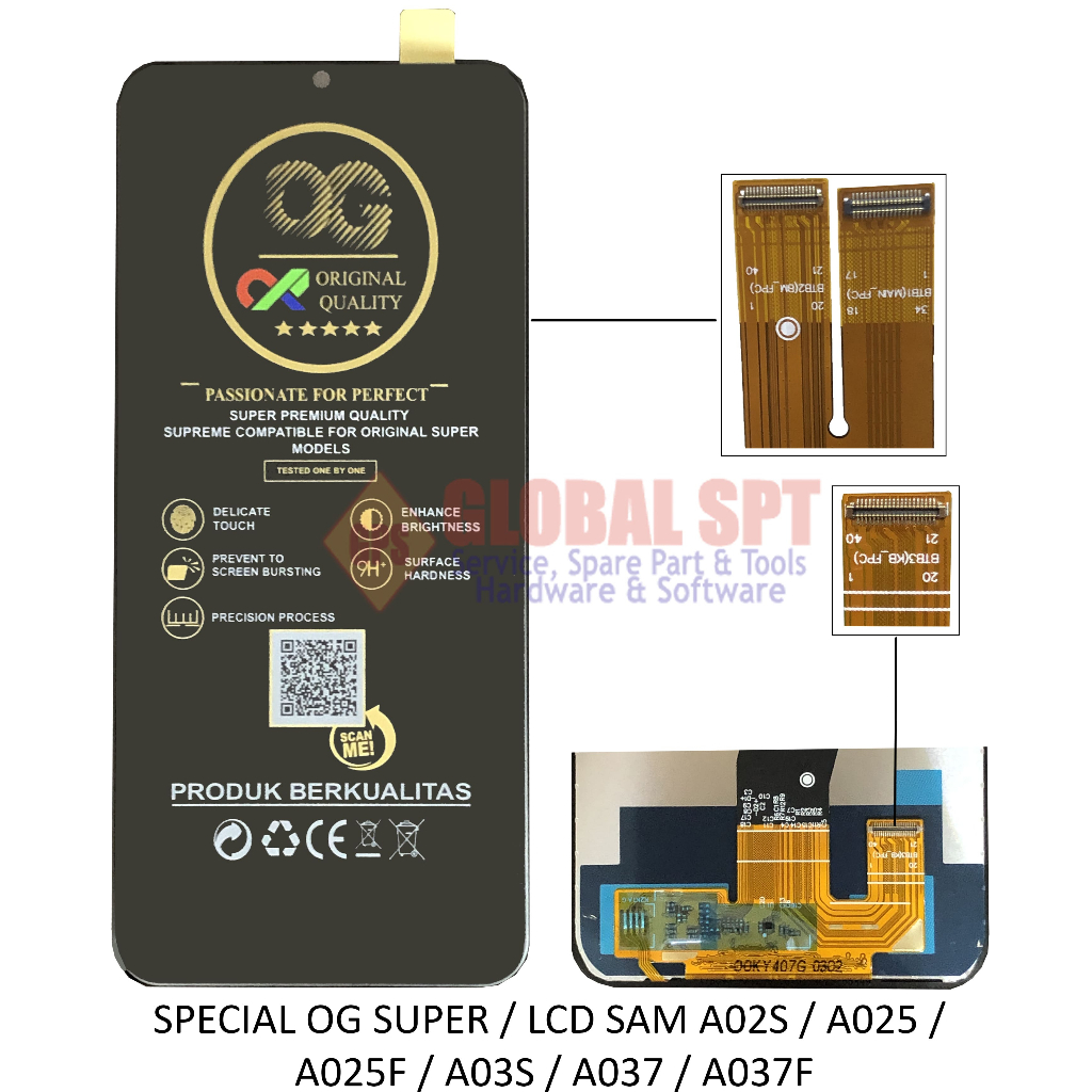 SPECIAL OG ORI SUPER / LCD TOUCHSCREEN SAMSUNG A02S / A025 / / A025F / A03S / A037 / A037F