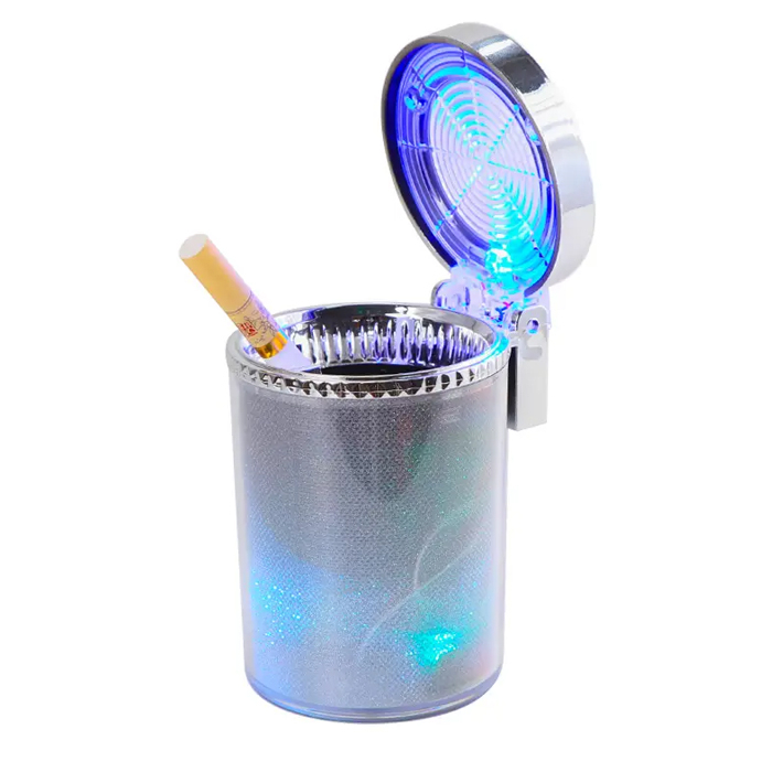 Asbak Rokok Dashboard Mobil LED Light Portable Ashtray Aksesoris Interior Mobil Sigra Calya Agya Avanza SUV