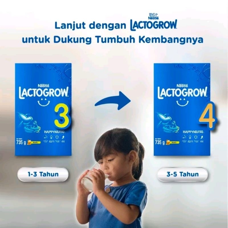 NESTLE LACTOGROW 3 DAN  LACTOGROW 4 1KG