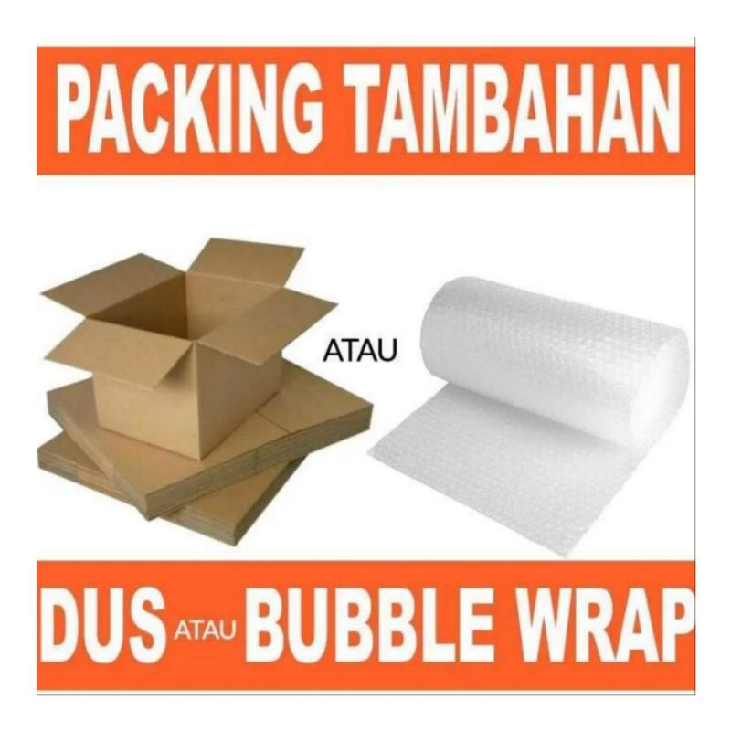 

KARDUS BUBBLE WRAP EXTRA PACKING