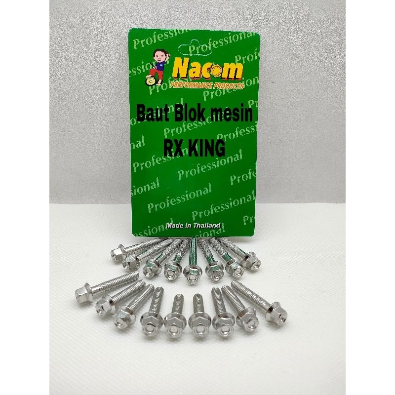 NACOM DV BAUT STANLES MODEL SPIRAL UNTUK BLOK MESIN RX KING