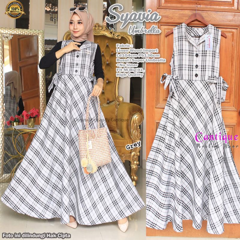 SYAVIA OUTER OVERALL LINEN WOOD BUSUI FIT XL