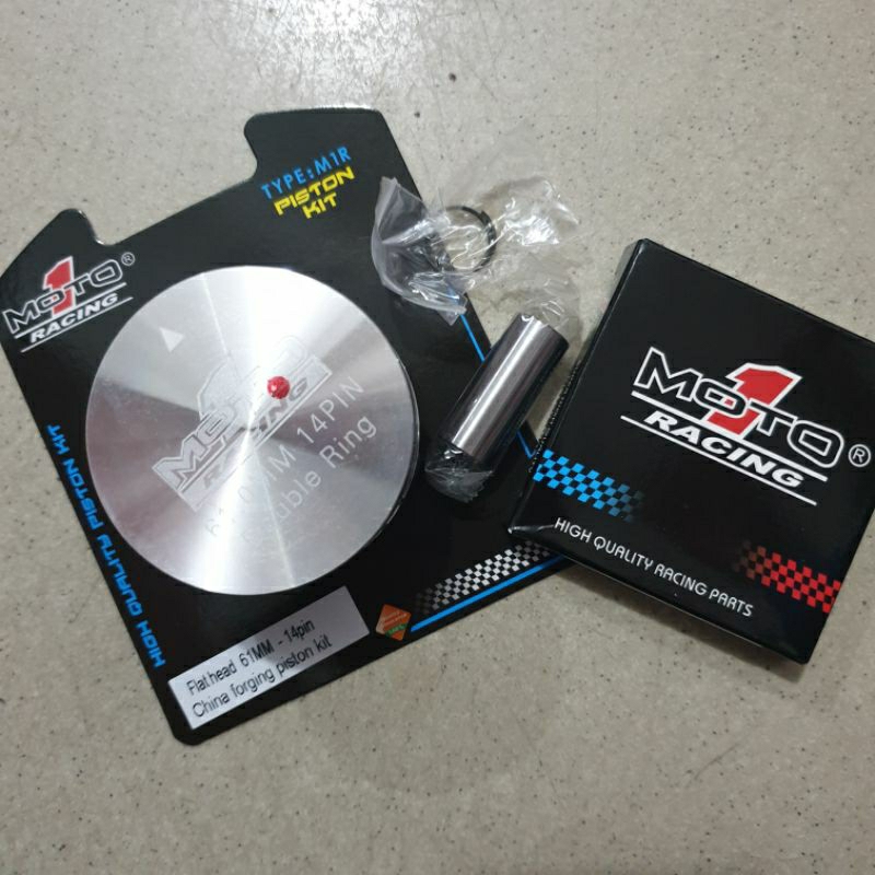 piston 61 pen 14  forget forging moto 1 racing seher 61 pin 14