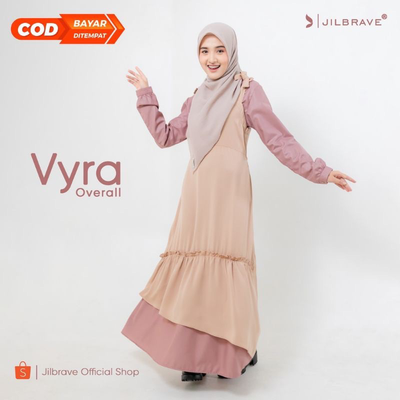 JILBRAVE VYRA Overall - Original Jilbrave Official Shop | Gamis Dress populer lebaran 2022