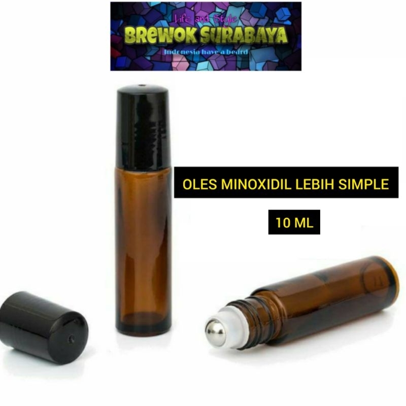 Botol Roll On 10ml untuk Minoxidil