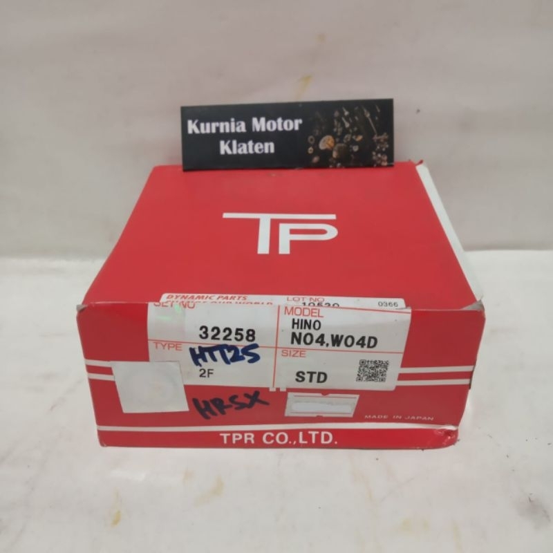 Ring Seher Seker Dutro HT125 oversize Standar TP original