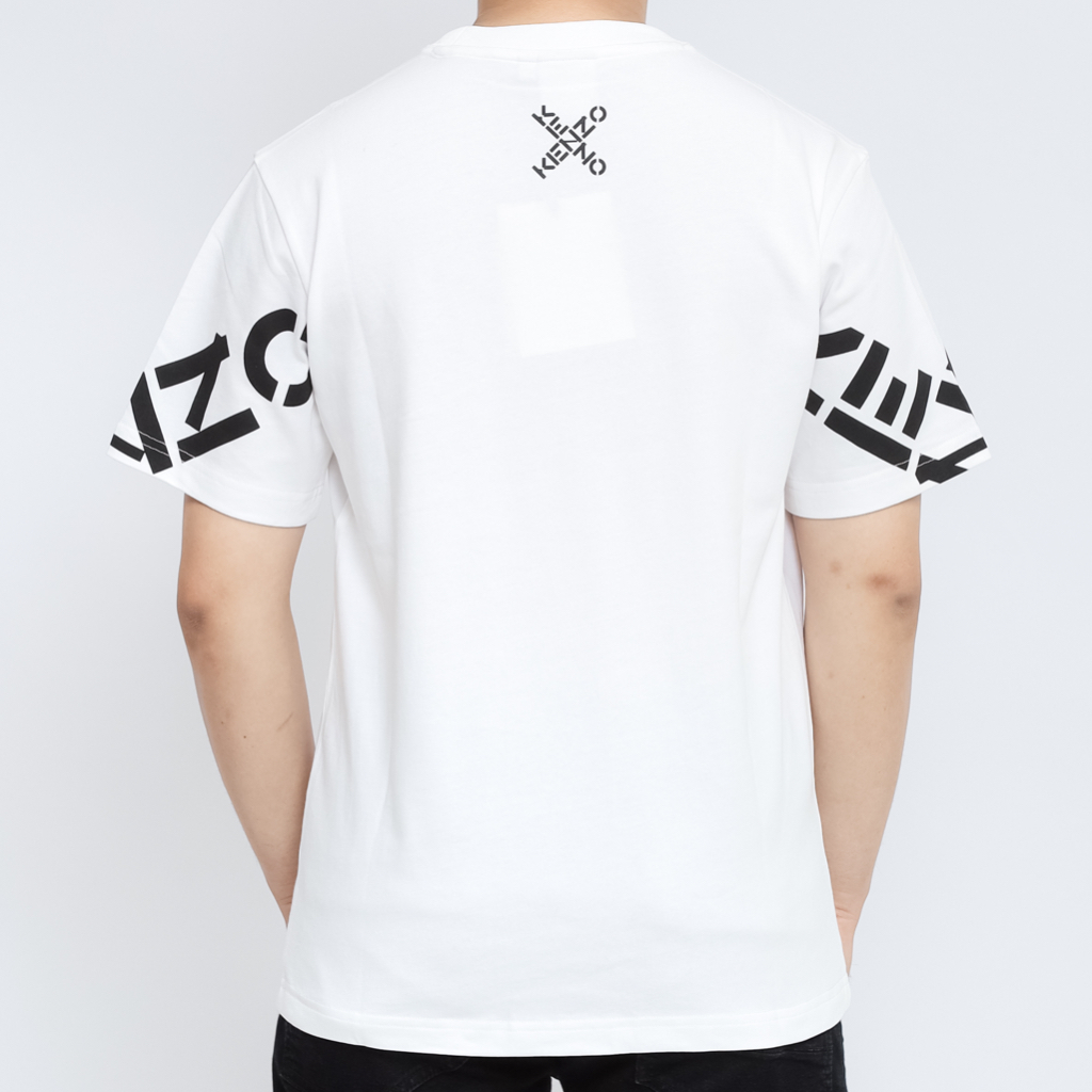 Ken. Logo Cross Hands White Tshirt