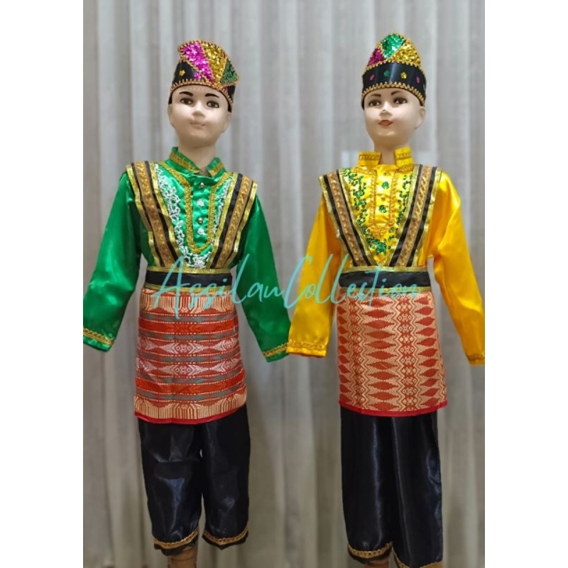 Baju Adat Aceh Anak / Tari Saman Aceh (Pria/Wanita)