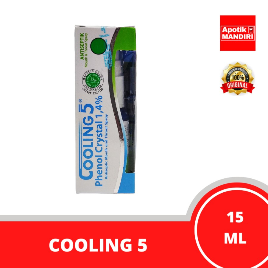 COOLING 5 MOUTH & THROAT SPRAY - OBAT SARIAWAN DAN KESEHATAN MULUT