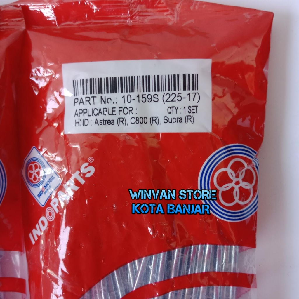 Jari jari ruji motor ukuran 10 159s (225/17) - C70 C700 Supercup Astrea 800 - Original Indopart