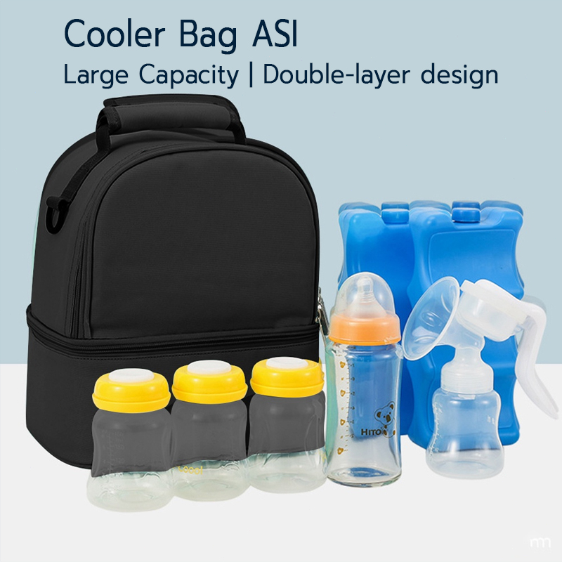 Cooler Bag Tas ASI Tas Bayi waterproof Multi-Function Diaper Bag Cooler Bag ASI Mama's Choice Sling Cooler Bag