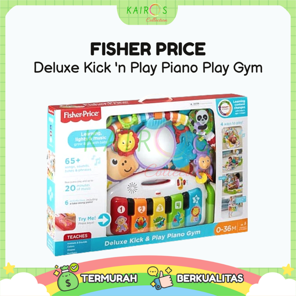 Fisher Price Deluxe Kick &amp; Play Piano Play Gym