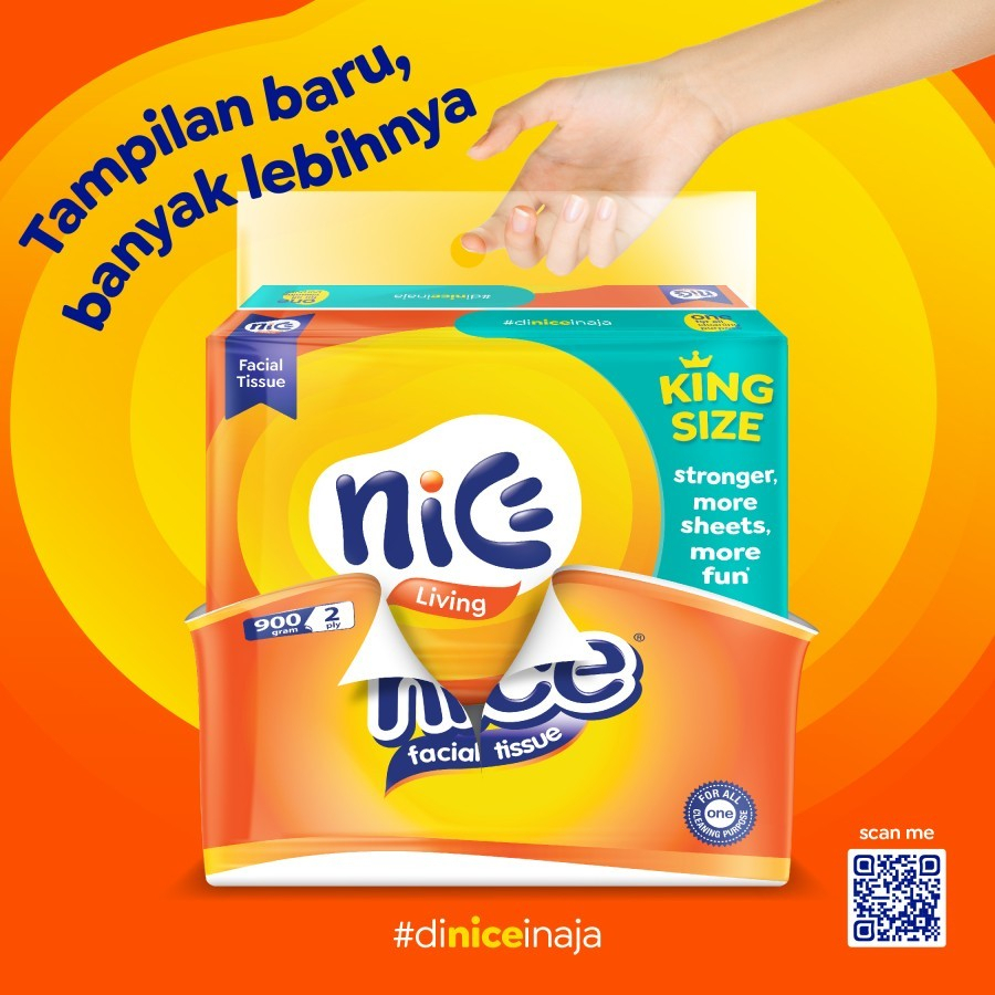 Nice Tissue Wajah Kiloan 700 Gr | Queen Size 700gr 2ply