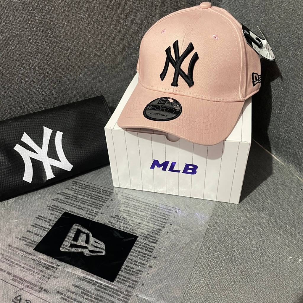 TOPI BASEBALL MLB NY LOGO ORIGINAL PINK CAPS