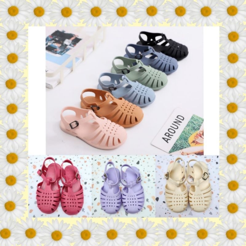 Meisha doff kids size 31-35/sandal anak perempuan import/sandal jelly anak/jelly shoes kids couple moms and kids/jelly shoes ala melisa