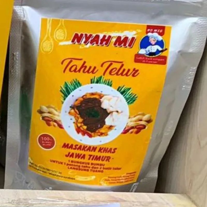 

nyah mie bumbu tahu telur