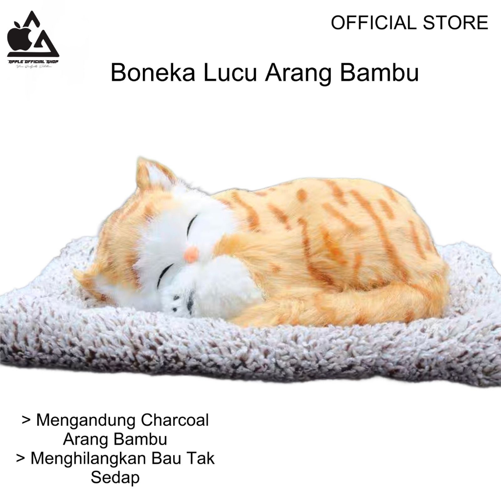 Dashboard Pajangan Boneka Lucu Arang Bambu Penghilang Bau Kabin Mobil Kamar Ruangan Hiasan Cat Dog Kucing Anjing Aksesoris Interior Mobil Ruangan Panda Ion Negatif Steril Udara Souvenir Hadiah Gift