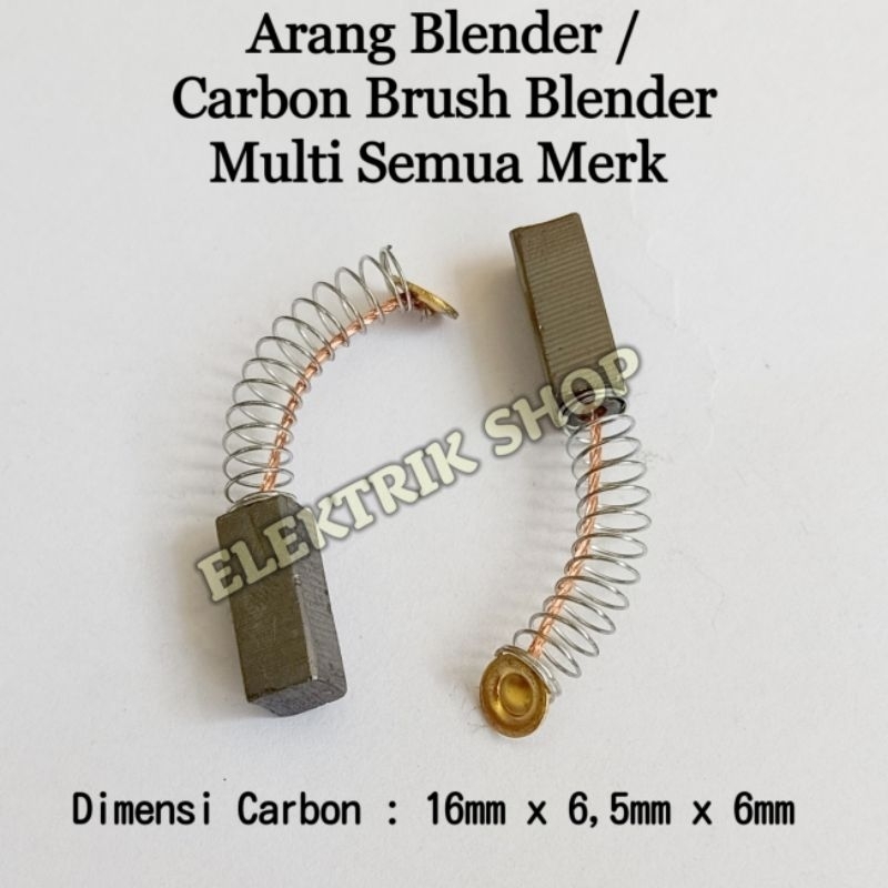 ARANG BLENDER CARBON BRUSH BLENDER MULTI SEMUA MERK / BOSTEL BLENDER 1SET (ISI 2PCS)