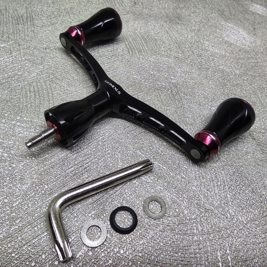 [BB] Gomexus 98mm CNC Reel Handle For Shimano 1000-5000 Spinning Reel Double Handle Diskon Sale