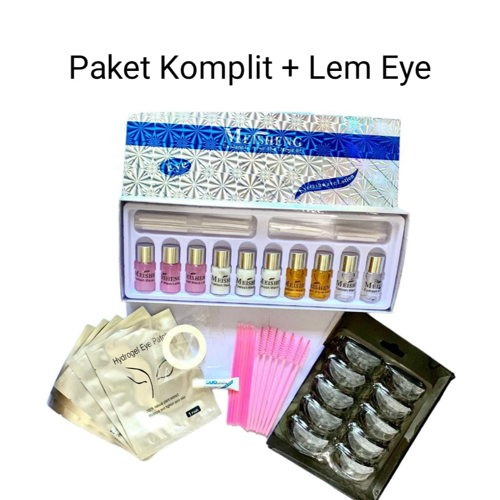 PAKET LASHLIFT PELENTIK BULUMATA meisheng tanpa lem