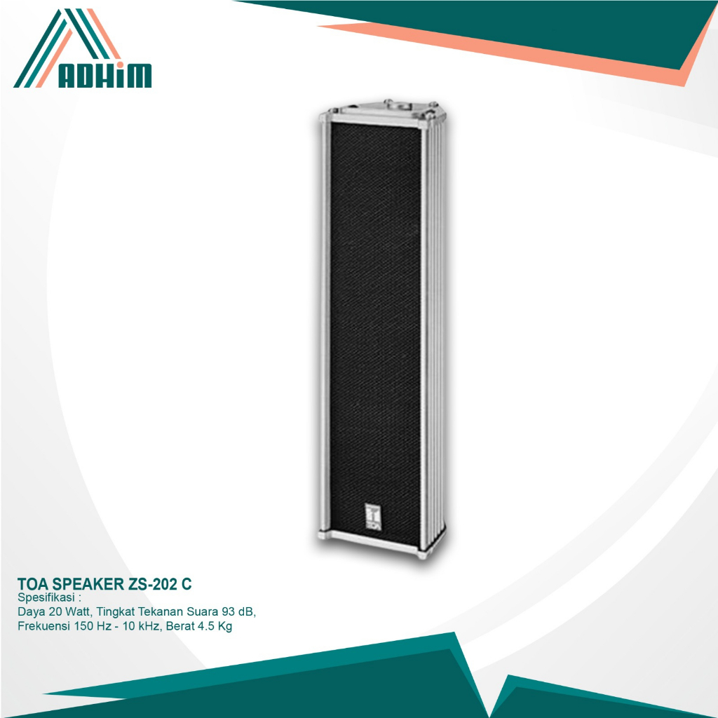 Toa Column Speaker Model ZS-202C TOA Speaker Kolom Garansi Resmi