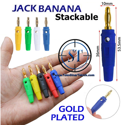 Jack Banana Bunga MEKAR Lapis Body Karet Rubber Jek Banana Warna Steker 4mm Anti Selip