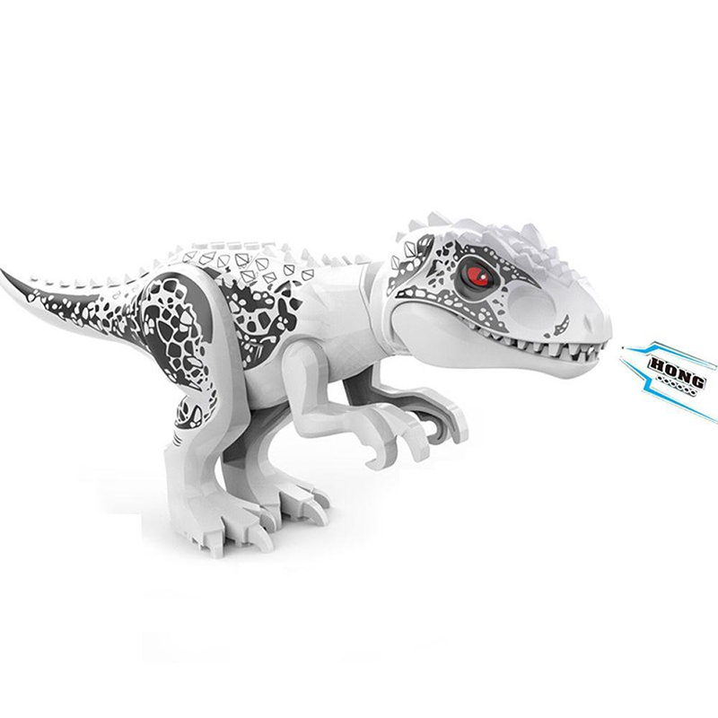 [Ready]Mainan dinosaurus figur besar tyranosaurus stegosaurus triceratops dilophosaurus pterosaurus carnotaurus carnotaurus indominus rex batu bata blok bangunan