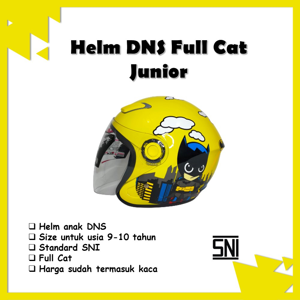 Helm JUNIOR DNS Standard motif murah