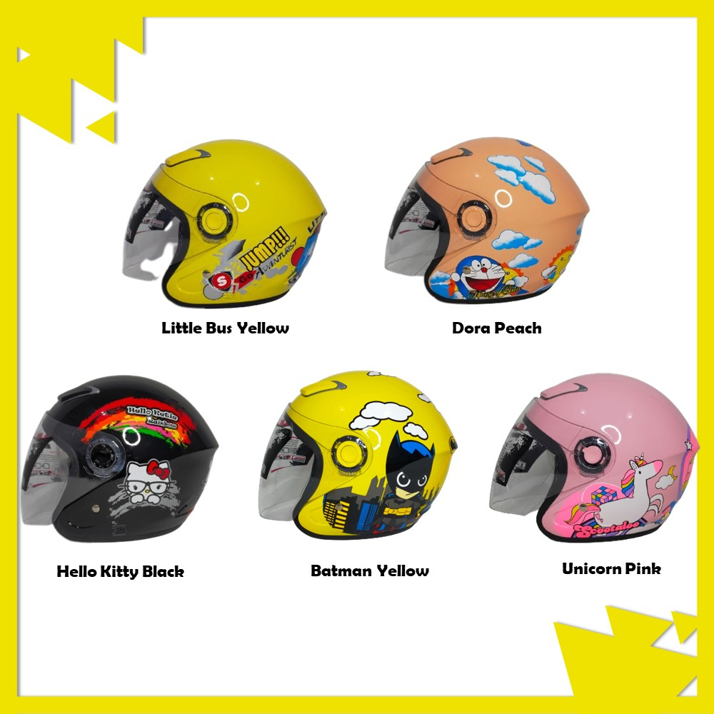 Helm JUNIOR DNS Standard motif murah