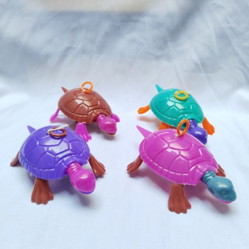 mainan kura kura bisa berjalan sendiri || kura kura tarik