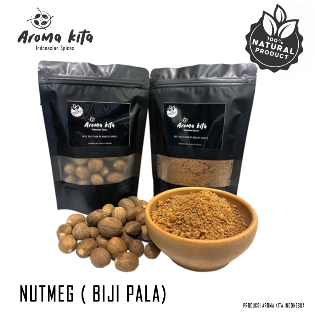 

Biji Pala / Pala / Nutmeg Whole - 500 gr