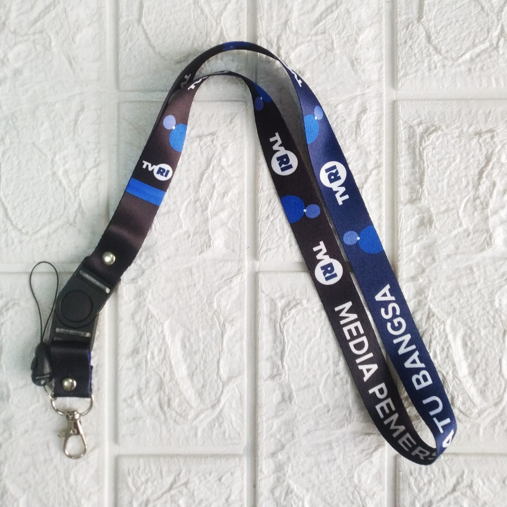 

Lanyard Tali Gantungan Id Card Tvri Free Strap Gantungan Hp/Flashdisk