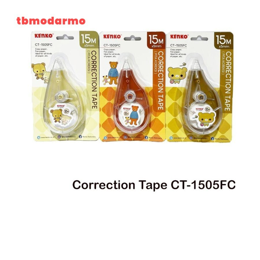 Tbmo Correction Tape Kenko 6MX5MM CT-1505FC / Tip-Ex