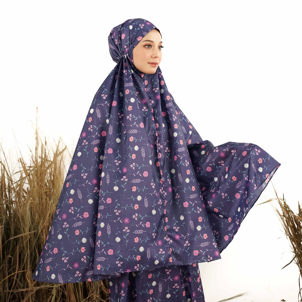 ALIF MUKENA MINI MOTIF PARASUT PREMIUM KOREA TRAVEL - HANOI ( MKN-P06-007 )