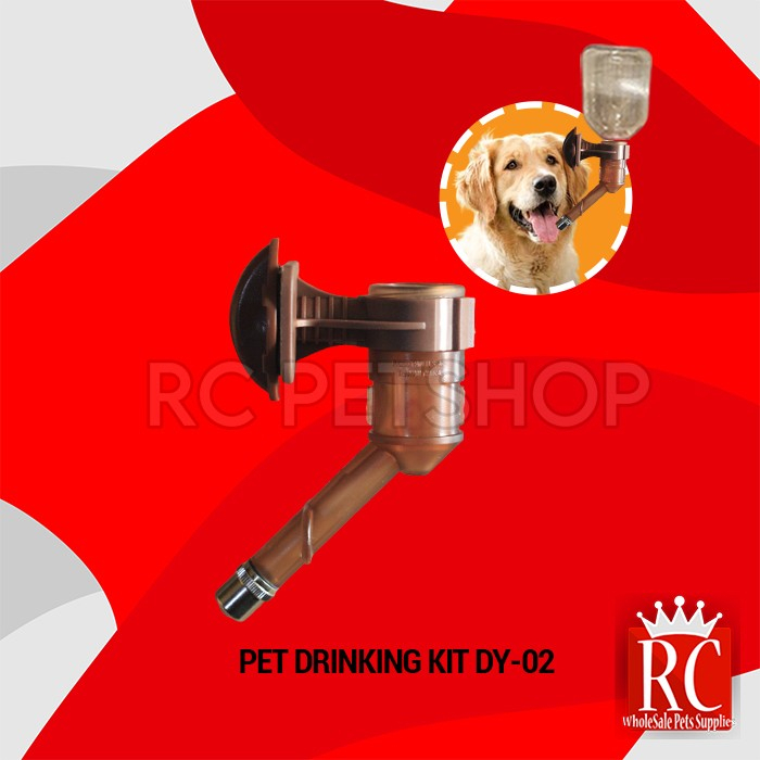 Pet Drinking Kit DY-2W Kepala Botol Minum Hewan Gantung