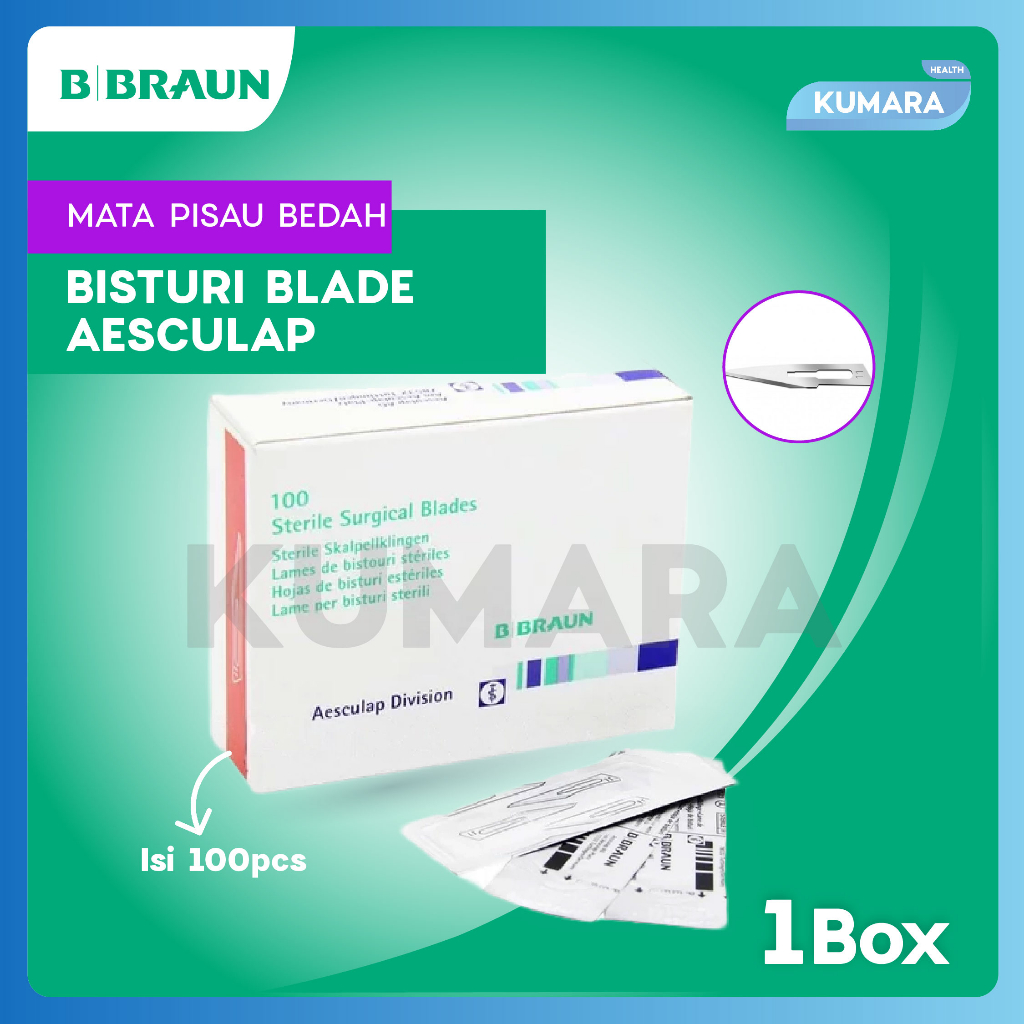 BBRAUN - Bisturi Blade Aesculap / Surgical Blade / Mata Pisau Bedah Box