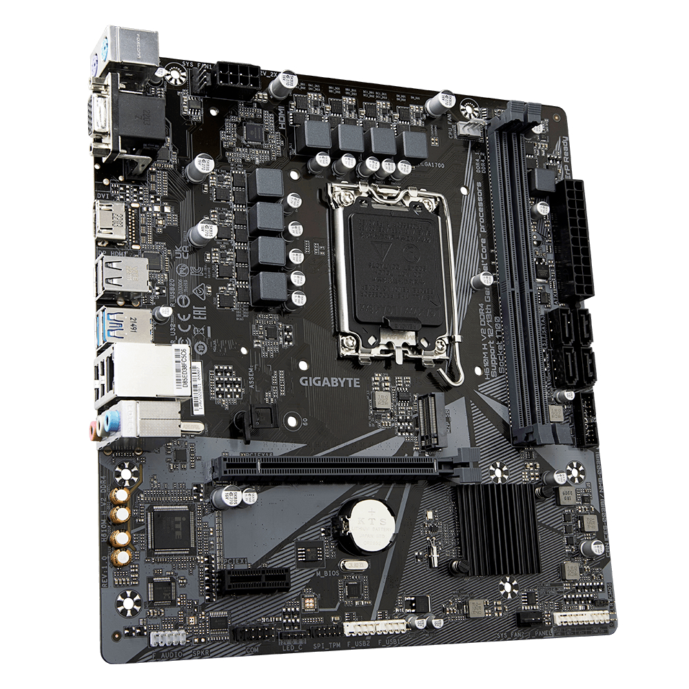 GIGABYTE H610M H V2 DDR4 | MOTHERBOARD INTEL H610 LGA1700 DDR4 M-ATX