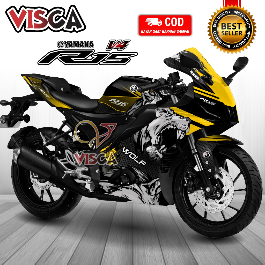 Decal R15 V4 Full Body Stiker R15 V4 Full Body Dekal R15 V4 Serigala