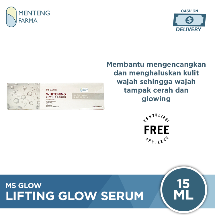 Ms Glow Lifting Glow Serum 15 mL - Membantu Mengencangkan Kulit Wajah