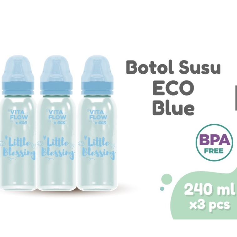 Vitaflow Botol Susu Eco 60ml , 140ML dan 240ML