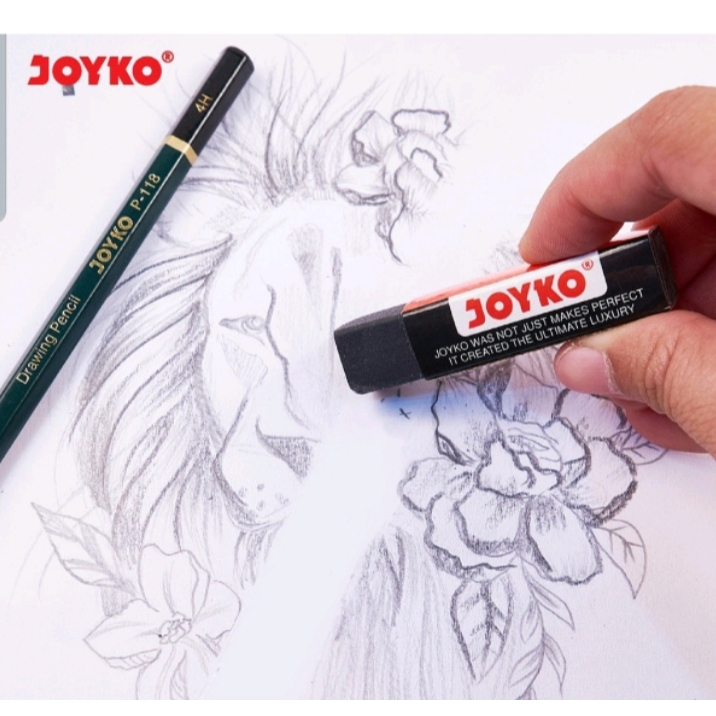 

Eraser / Penghapus Joyko EB-30 Hitam Besar (1 pak isi 30 pcs)