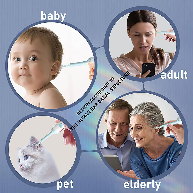 AmazeFan korek kuping LED smart Pembersih Telinga korek kuping kamera led korek kuping bayi alat pembersih telinga WIFI korek kuping waterproof earpick