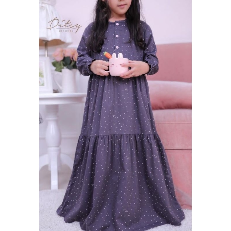 Preloved Ditsy Little Punto Grey Sz 6 by Ditsy