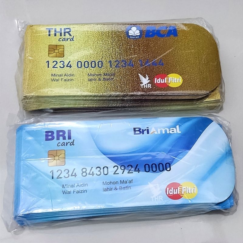 

Angpao Lebaran unik Bank 8x17cm isi 10pcs