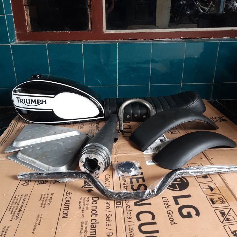 Paket Japstyle lengkap full set body Megapro thunder